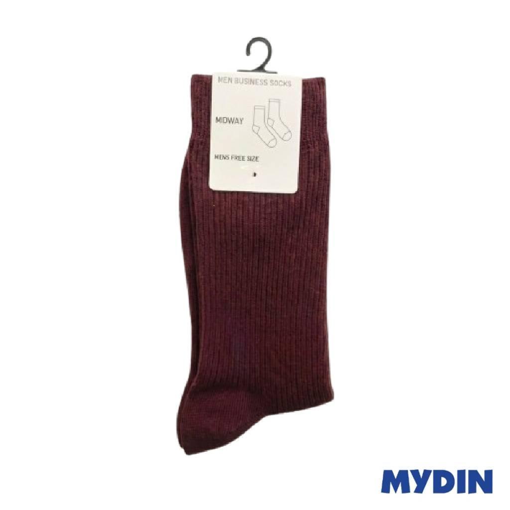Men Business Sock 1225RMTCP02 - สีน้ําตาลแดง