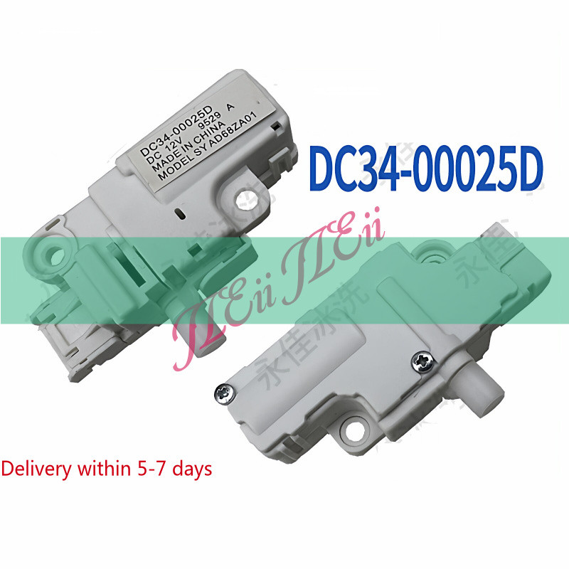 Samsung Drum WW90K6410OX/SC เครื่องซักผ้า XQG10-10N64GR2G รองประตูล็อค DC34-00025D