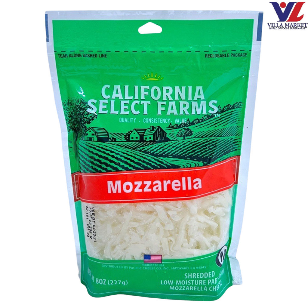 [สินค้าส่งด่วน] [0381] Csf Mozzarella Shredded 227G ซีเอสเอฟ มอสซาเรลล่าชีสชนิดขูด