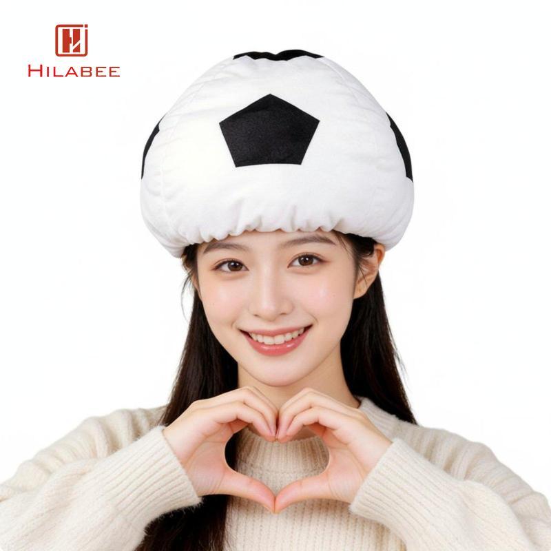[UsusexaMY] Futbol Sphere Hat Elastic Fit ตุ๊กตา Futbol Sphere Cap Photo Prop เครื่องแต่งกายอุปกรณ์เ