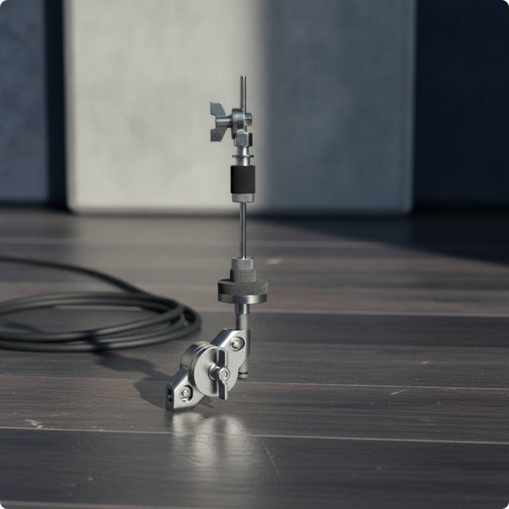 Cymbal Stacker พร้อม Clamp Compact Cymbal Stacker สิ่งที่แนบมากลองฮาร์ดแวร์ปรับประหยัดพื้นที่สําหรับ
