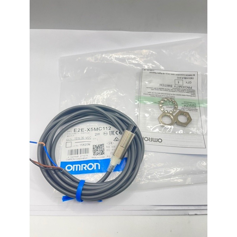 Newมือ1 งานแท้ E2E-X5MC112 2M  Automation and Safety Proximity Sensors M12 UnSHIELD Output NPN ของให