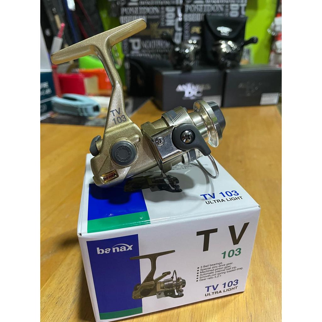【COD】รอกสปิ๋วตัวเล็ก#banax_TV103_ULTRA_LIGHT 3BB รอบ 5.2:1 พร้อมใบรับประกัน