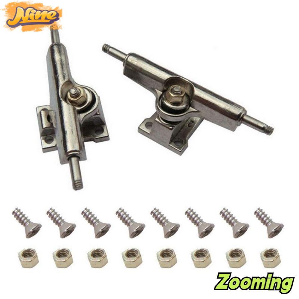 ZOOMING 2 ชิ้นแบริ่ง Deck Brackets, ของเล่น Hobby Collectors รุ่น Fingerboard รถบรรทุก, ทนทาน Mini T