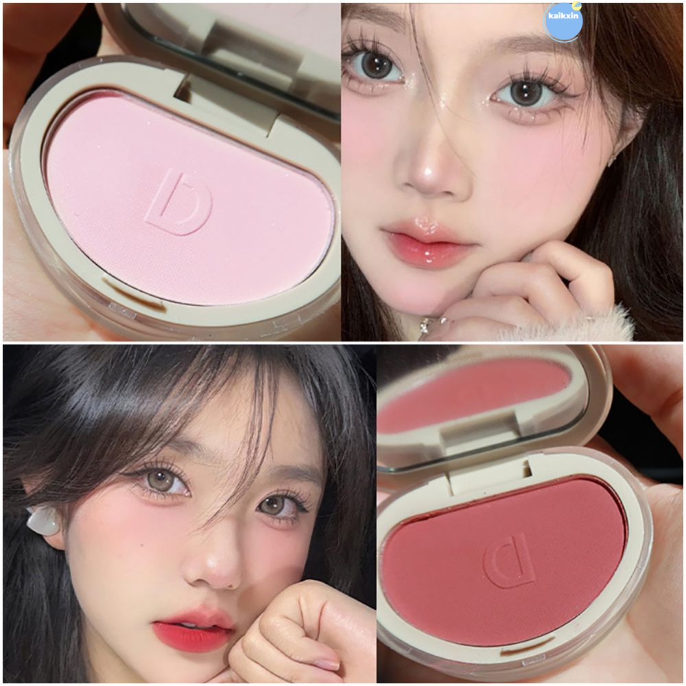 COOLSO Powder Blusher, Natural Pink Highlight Blusher, Accessories Monochrome Fine Power Texture Pow