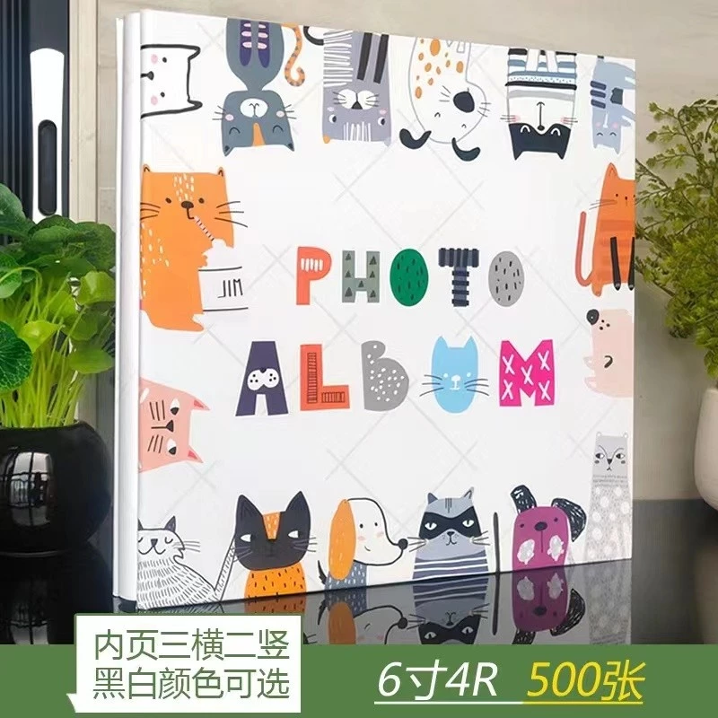 ขายส่ง‼️ อัลบั้มรูปปกแข็ง PVC ขนาด 4x6 นิ้ว แบบสอด 500 รูป Photo Album สมุดอัลบั้มภาพ