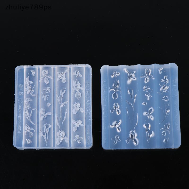 Zhuliye789ps] 3D ซิลิโคนดอกไม้ Fondant เบเกอรี่แม่พิมพ์ Non-Sti เป็นมิตรกับสิ่งแวดล้อมสําหรับ DIY Pa