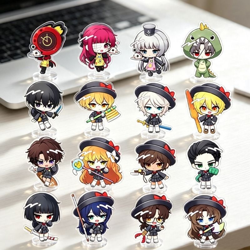 Rodion Faust Ryoshu Stand อะนิเมะ KeyChain ‌Limbus Company Men Key Chain สําหรับผู้หญิงรูปการ์ตูนอะค