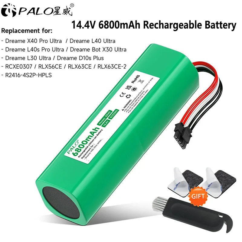 5200mAh แบตเตอรี่ Li-ion สําหรับ Dreame X40 Ultra L40 L40s Pro Ultra Dreame Bot X30 Ultra L30 Ultra 
