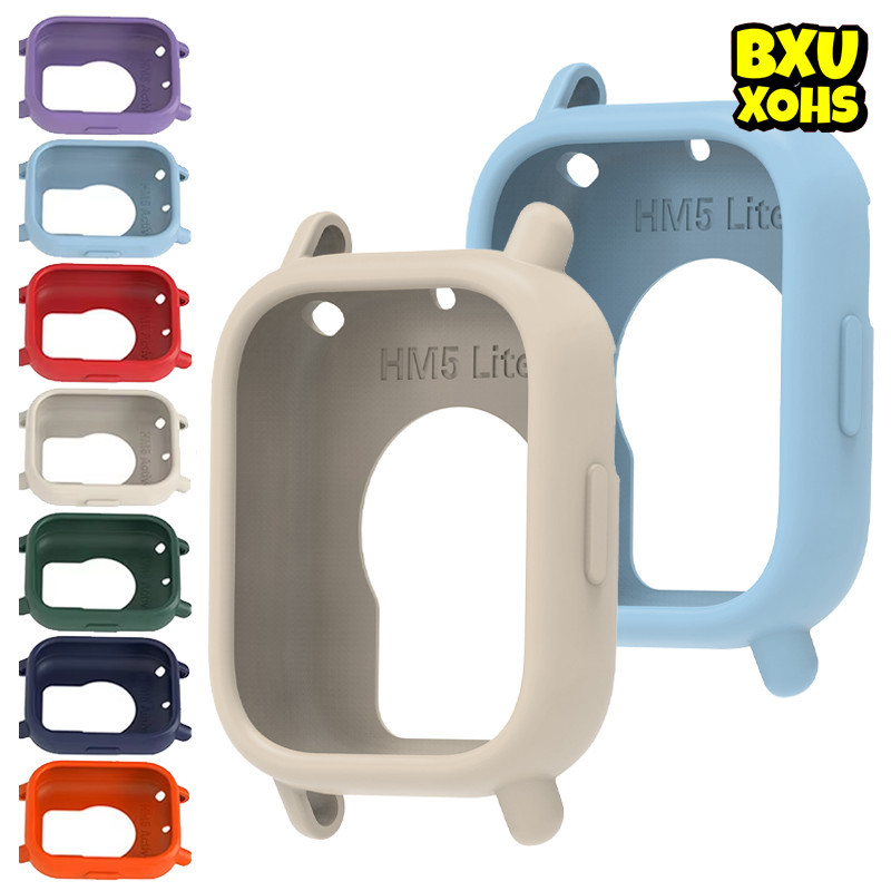 ฝาครอบคลุมซิลิโคน for Smartwatch Redmi Watch 5 Active/Redmi Watch 5 Lite ยางอ่อนกีฬาป้องกันหน้าจอ อุปกรณ์เสริมกรอบกันชน