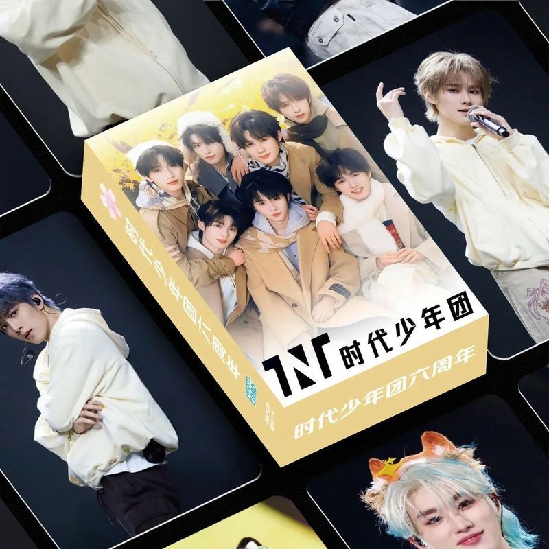 Times Youth League Laser Photocard Gaoyan ครบรอบ 6 ปี Tnt ทั้งอุปกรณ์ต่อพ่วงสมาชิก Fan-Made 10 ซม.LO