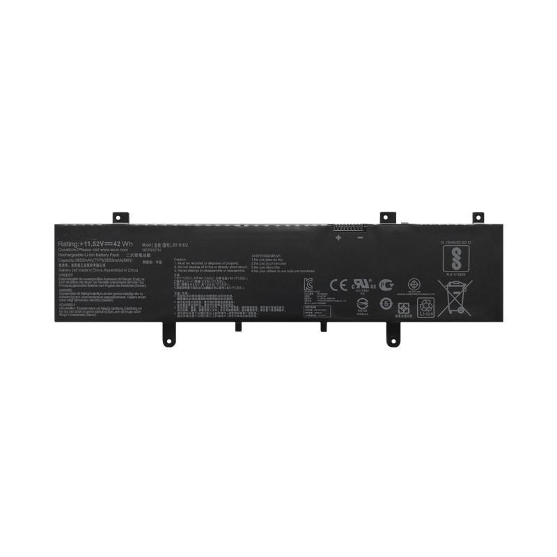 ใช้ได้กับ ASUS ASUS Vivobook 14 X405U X405UA X450UQ B31N1632 แบตเตอรี่คอมพิวเตอร์