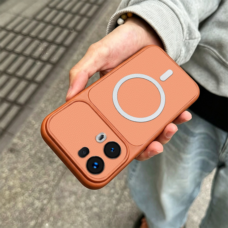 เคสสําหรับ VIVO Y31D 4G Y51 PRO 5G IQOO Z11X 2026 เคสโทรศัพท์ความวิตกกังวล Softcase ซิลิโคนกันกระแทกใหม่ออกแบบความงามแม่เหล็กน่ารักสีส้มสําหรับสาว KNBS21