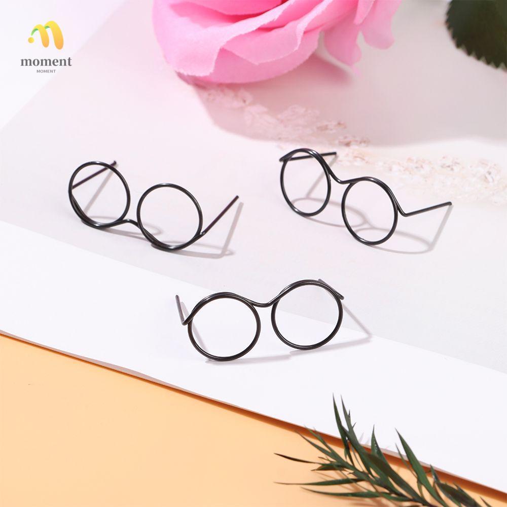 MOMENT 5PCS กรอบกลมของเล่นเด็ก Retro น่ารัก Lensless