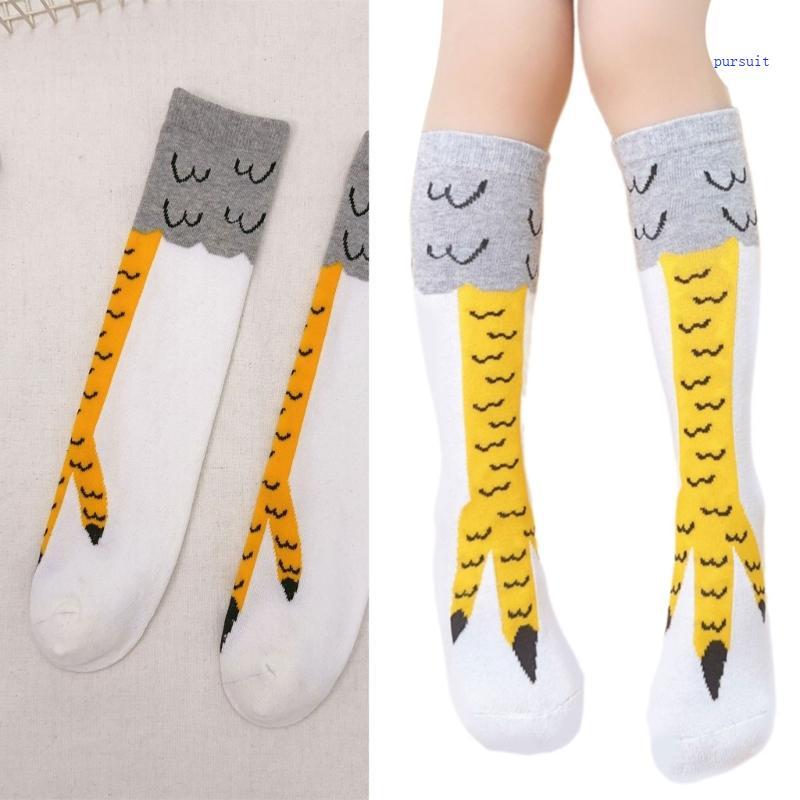 SUIT* Childrens Halloween Chicken Feet Socks Funny Design Elastic Costume Fun