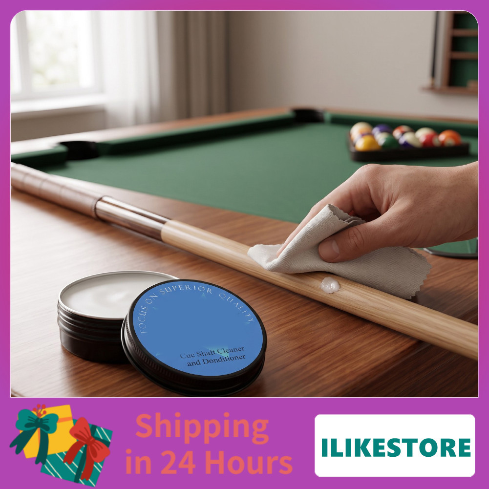 Ilikestore Drfeify Billiard Stick Wax Silky Unscented Pool Cue Shaft 0.88 ออนซ์สำหรับทำความสะอาดและซ