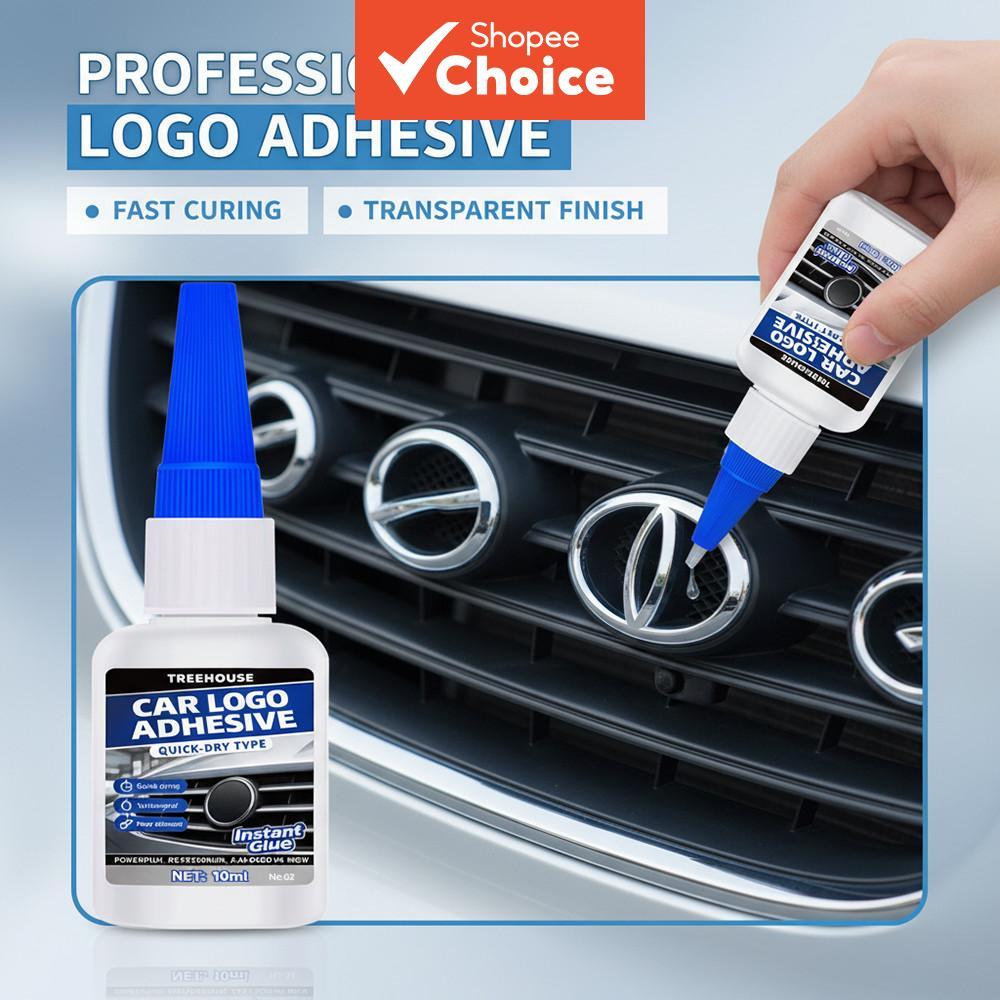 ขวดเดี่ยว Professional Auto Emblem กาว, 10ml/20ml Rapid Cure Clear กาวความหนืดสูงสําหรับรถยนต์ป้าย, ตะแกรง, Boot และฟื้นฟูพวงมาลัย