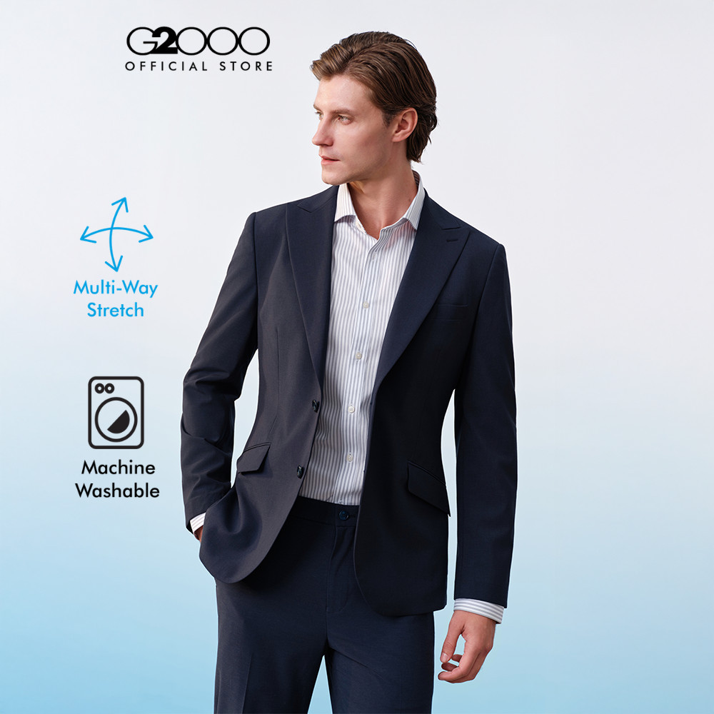 G2000 เสื้อสูทสำหรับผู้ชาย ทรง Smart Fit รุ่น 61113192 NAVY BLUE