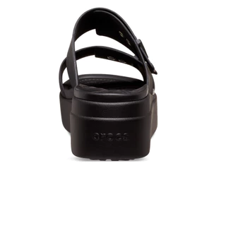 CROCS รองเท้าแตะผู้หญิง BROOKLYN BUCKLE LOW WEDGE รุ่น 207431001 - BLACK