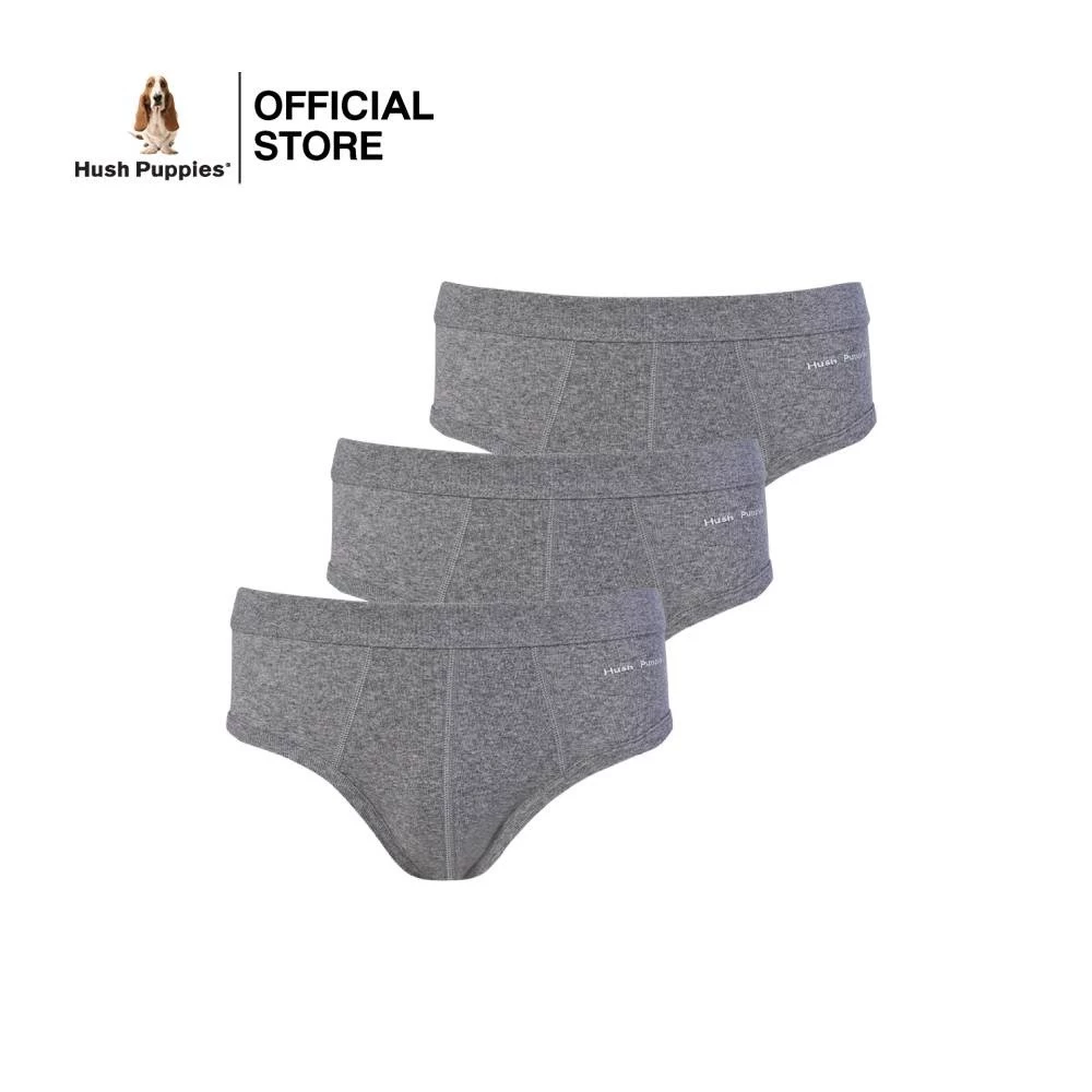 Hush Puppies กางเกงในชาย ทรง BRIEF รุ่น HU H2B005 - สีเทา HGREY