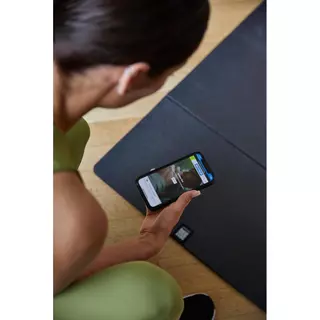 Decathlon 8 Mm Thick Indoors And Outdoors Durable Folding Fitness Mat เสื่อปูพื้นสำหรับการออกกำลังกายหนา 8 มม. - Black