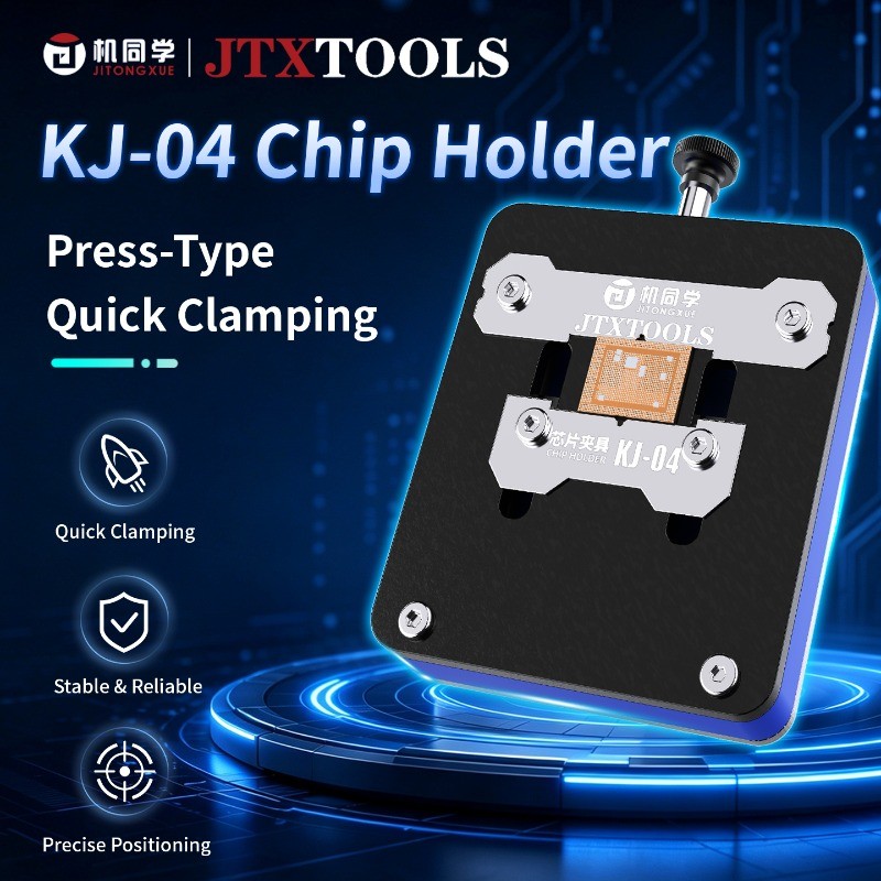 JTX KJ-04 ชิป PCB สําหรับเมนบอร์ดชิป IC ผู้ถือปรับ Clamp IC ชิป CPU Hard Disk เชื่อมโทรศัพท์ซ่อมเครื่องมือ