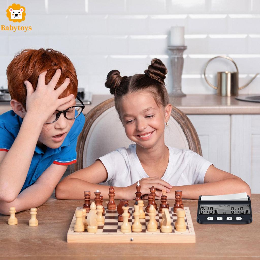 Chess Clock Tournament Multi-Functional Board Game Timer พร้อมปุ่มขนาดใหญ่ Leap Chess Clock SHOPSKC1