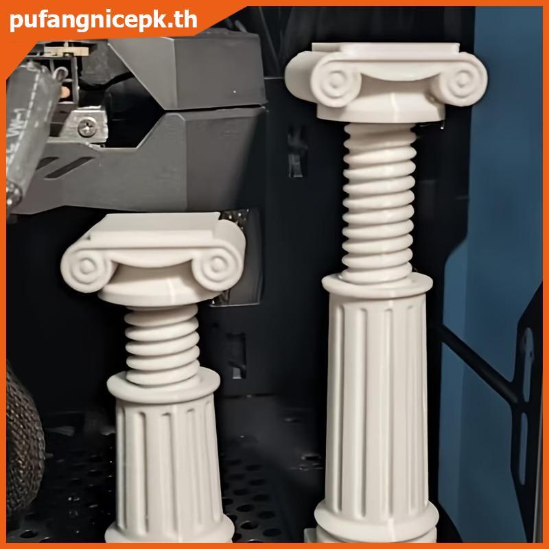 PUCEPK 3D พิมพ์คอลัมน์โรมัน GPU รองรับขาตั้งปรับความสูง Anti-Drop Non-Slip Pad Holder สําหรับเคสพีซี