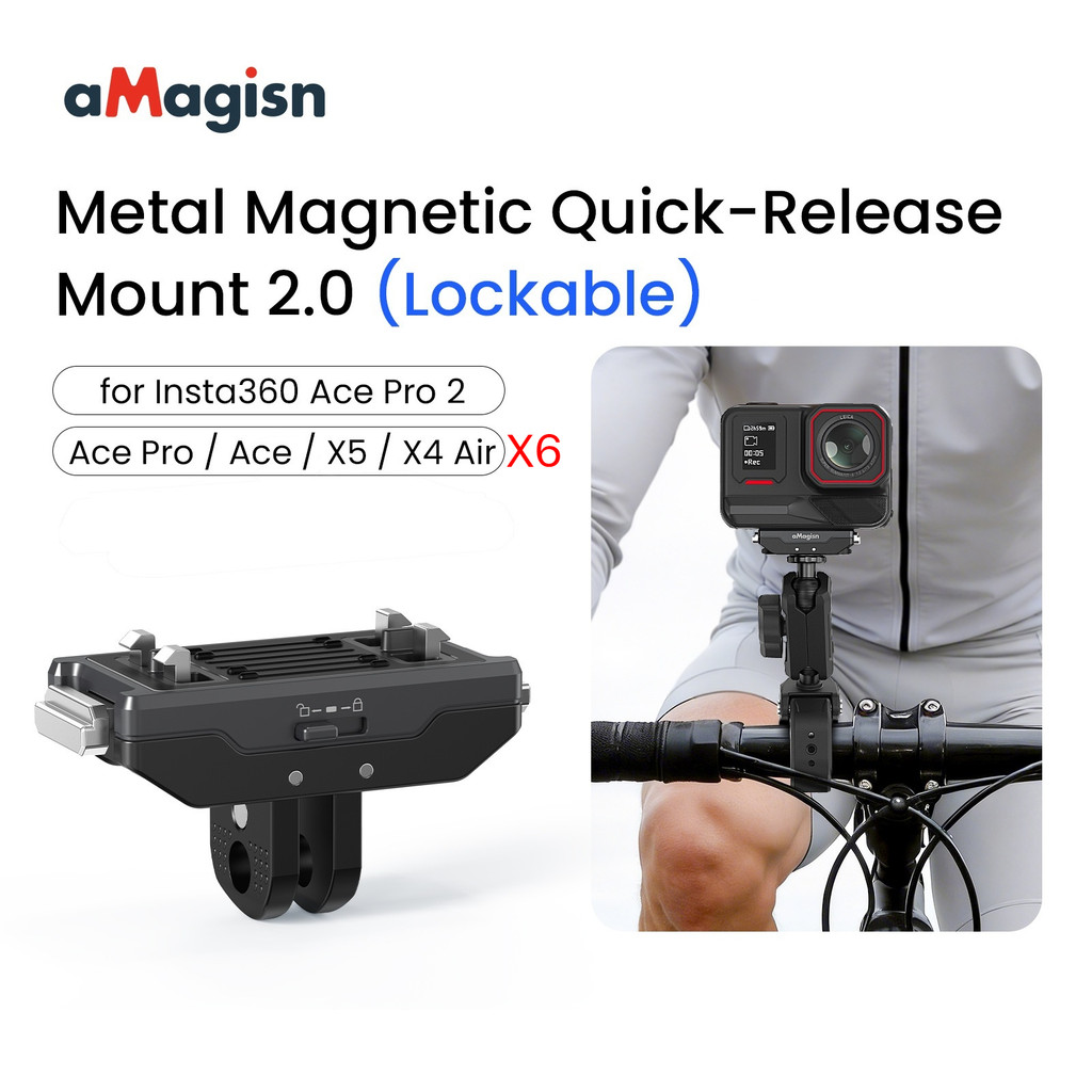 สําหรับ Insta360 X6-X5-X4/Ace Pro 2-Ace Pro-Ace- Air โลหะ QUICK RELEASE สําหรับ Insta360 X6-X5-X4/Ac