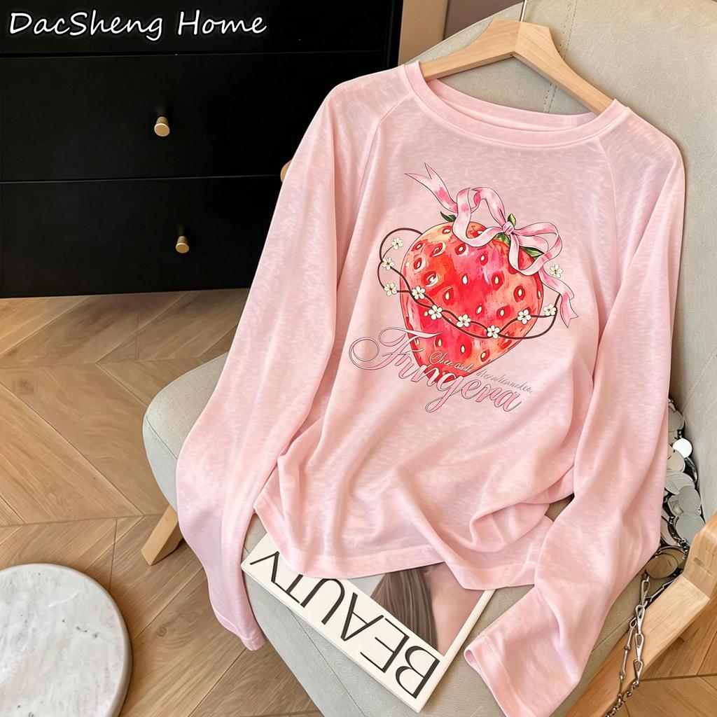 พร้อมส่งจากกทม มาถึงใน 2วัน】 เสื้อยืดผู้หญิง เสื้อกันแดดสำหรับผู้หญิง วัสดุไหมน้ำแข็ง ทรงหลวมและบาง แขนยาว ระบายอากาศดี