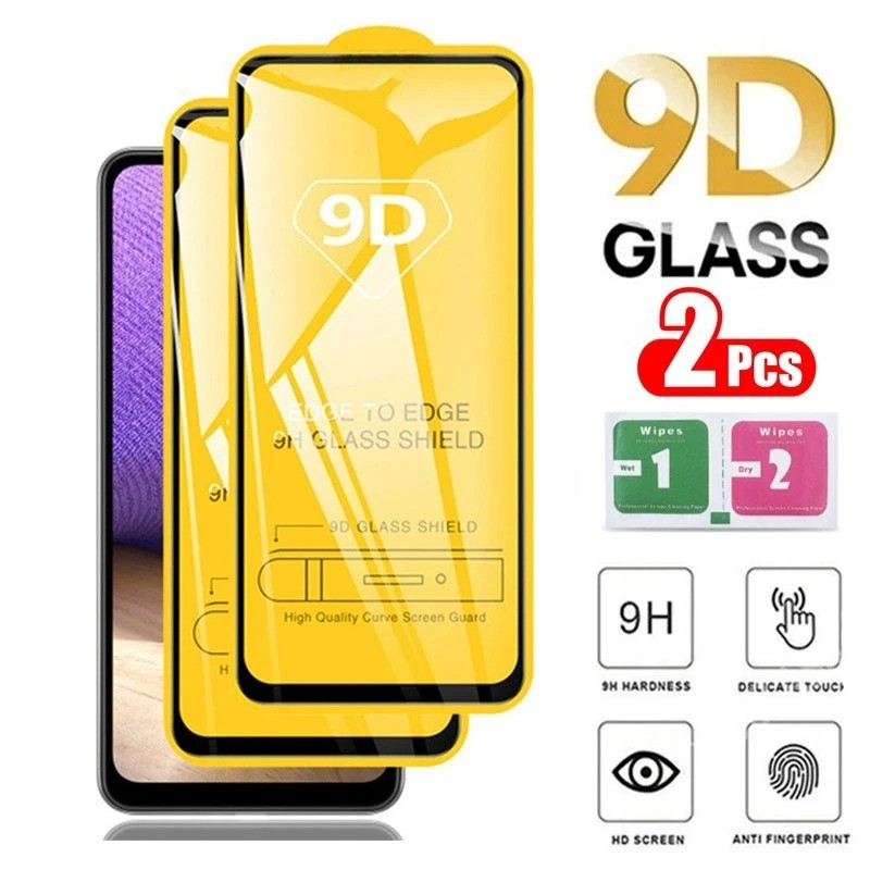 1-2PCS 9DกระจกนิรภัยสําหรับOPPO Reno 16 16F 16FS 16C 15 15C 15F 15FS 14 14F 13 13F 12F 11F 8 8Z 8T 7