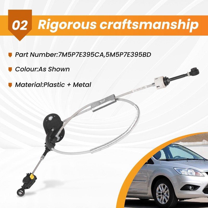 สายเกียร์ Shifter อัตโนมัติสําหรับ Focus 2005-2011 5M5P7E395BD 7M5P7E395CA