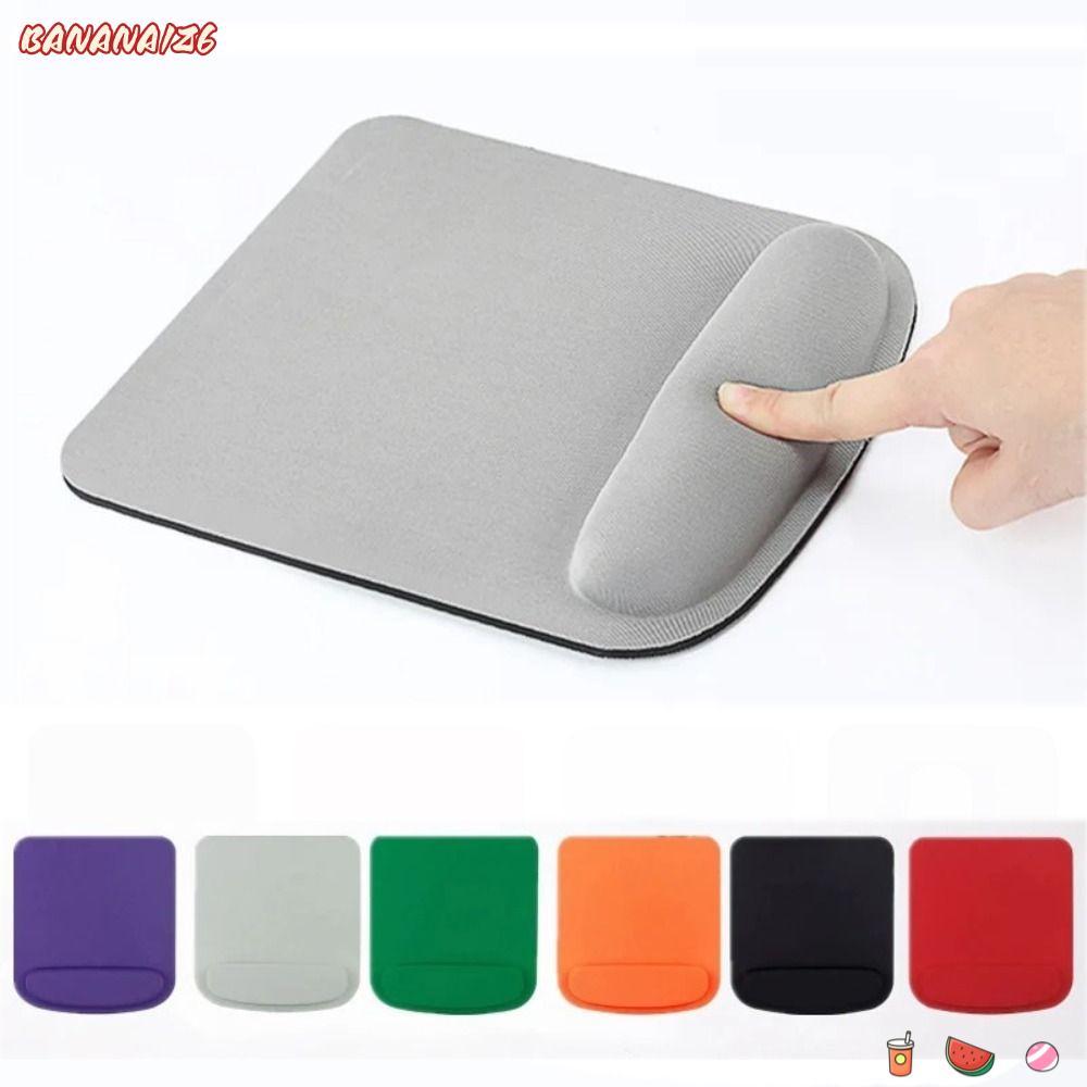BANANA1Z6 Gaming Office Mousepad, ฟองน้ําหนา EVA แผ่นรองเมาส์รองข้อมือ, อุปกรณ์สํานักงานสีทึบแผ่นรอง