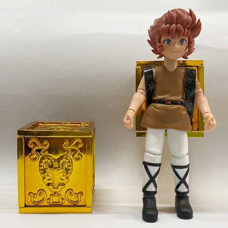 ST วัยเด็ก Guigui พร้อม Saint Clothes Box ตุ๊กตาของเล่นตุ๊กตาพลาสติกเคลื่อนย้ายได้ Libra Aries