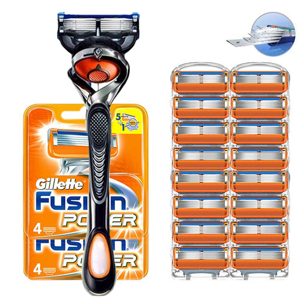 มีดโกนสำหรับผู้ชาย มีดโกน 5 ชั้นที่เข้ากันได้กับ GILLETTE FUSION มีดโกนแบบคลาสสิกสำหรับ GILLETTE PRO