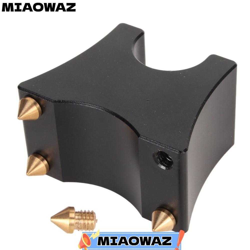 MIAOWAZ 2-in-1 HiFi Cable Clip & Stand Spike, Aluminium Alloy Multifunctional HiFi Cable Tray, Unive