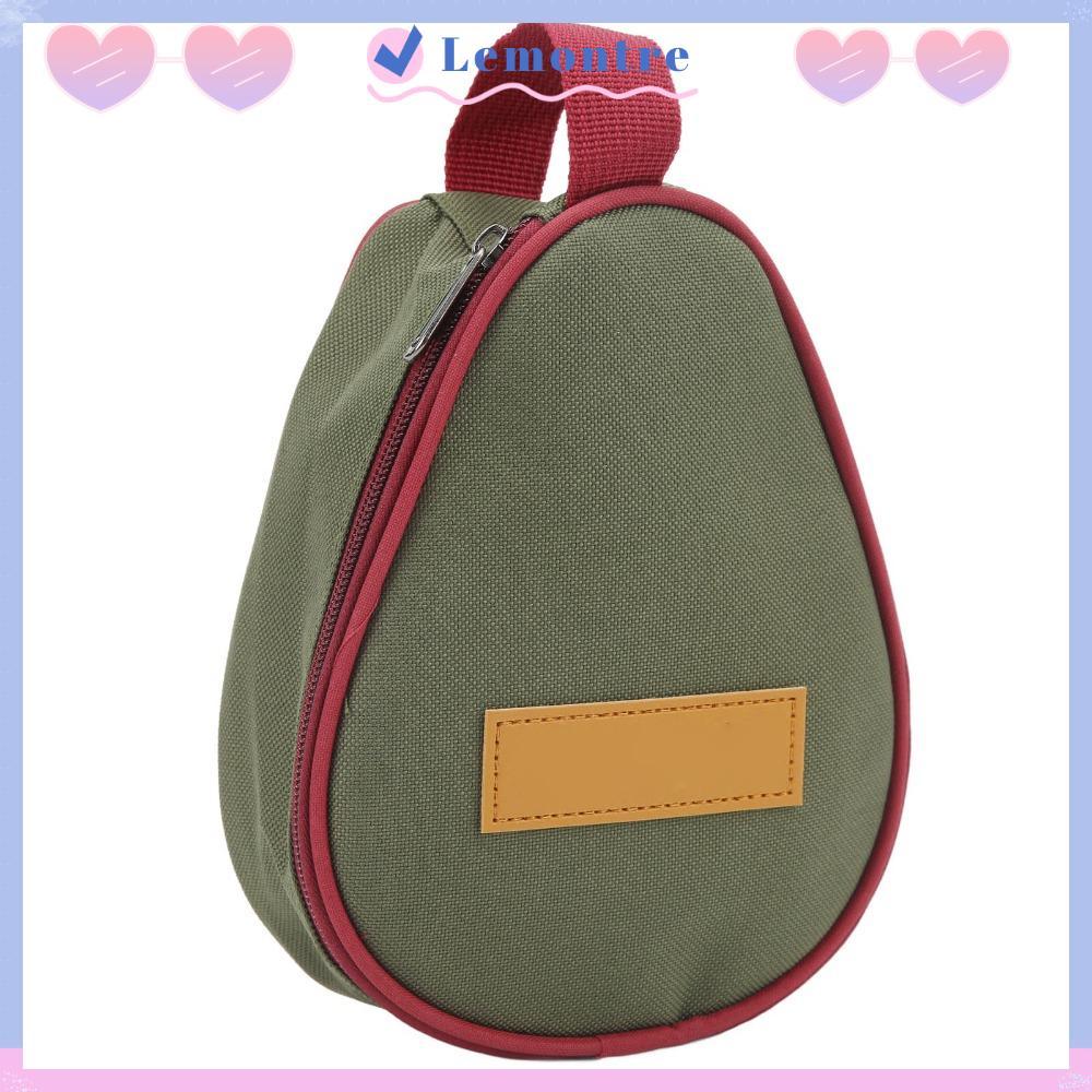 LEMONTRE Camping Skillet Bag, มีซิปอเนกประสงค์ Camping Cookware Bag, ทนทานน้ําหนักเบาแบบพกพา Camping