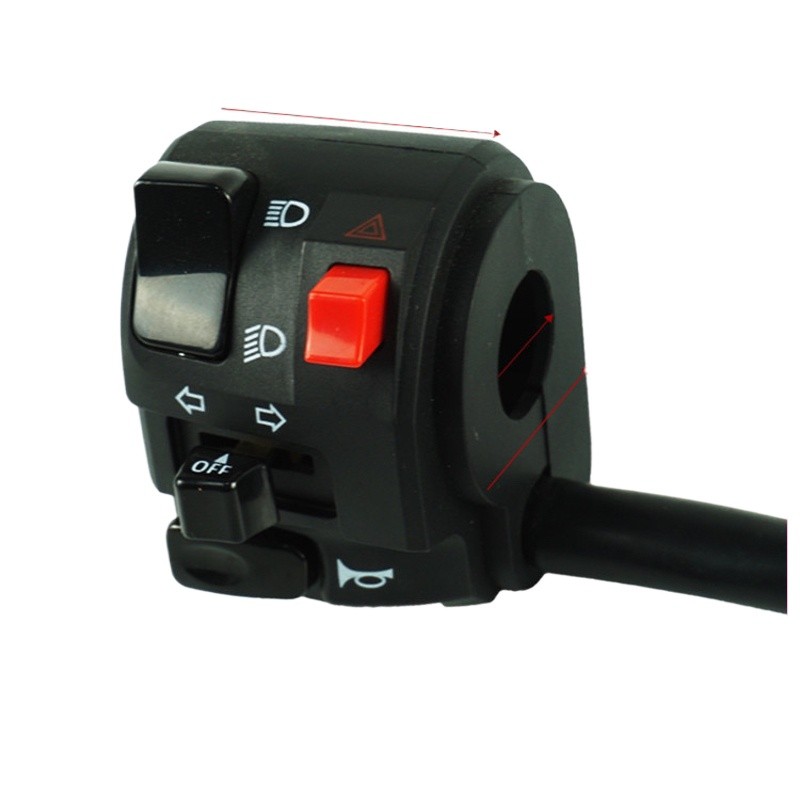 1 PC สําหรับ Ninja400 Dual Flash Switch Assembly Ninja400 Dual Flash Switch รถจักรยานยนต์ไฟเลี้ยว Du