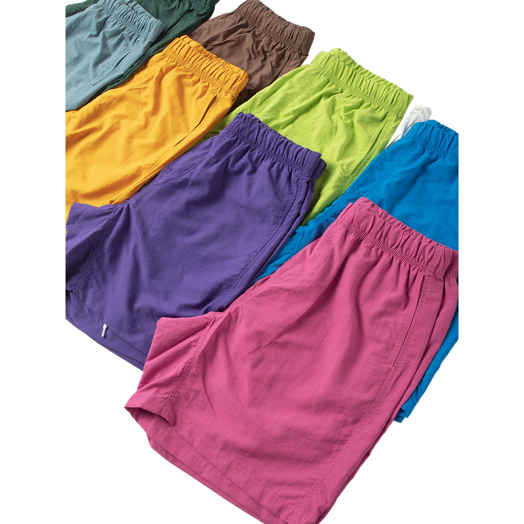 Bataping Summer Thin Waterproof Quick-Drying Sports Shorts Dopamine Color River Tracking Casual Thre