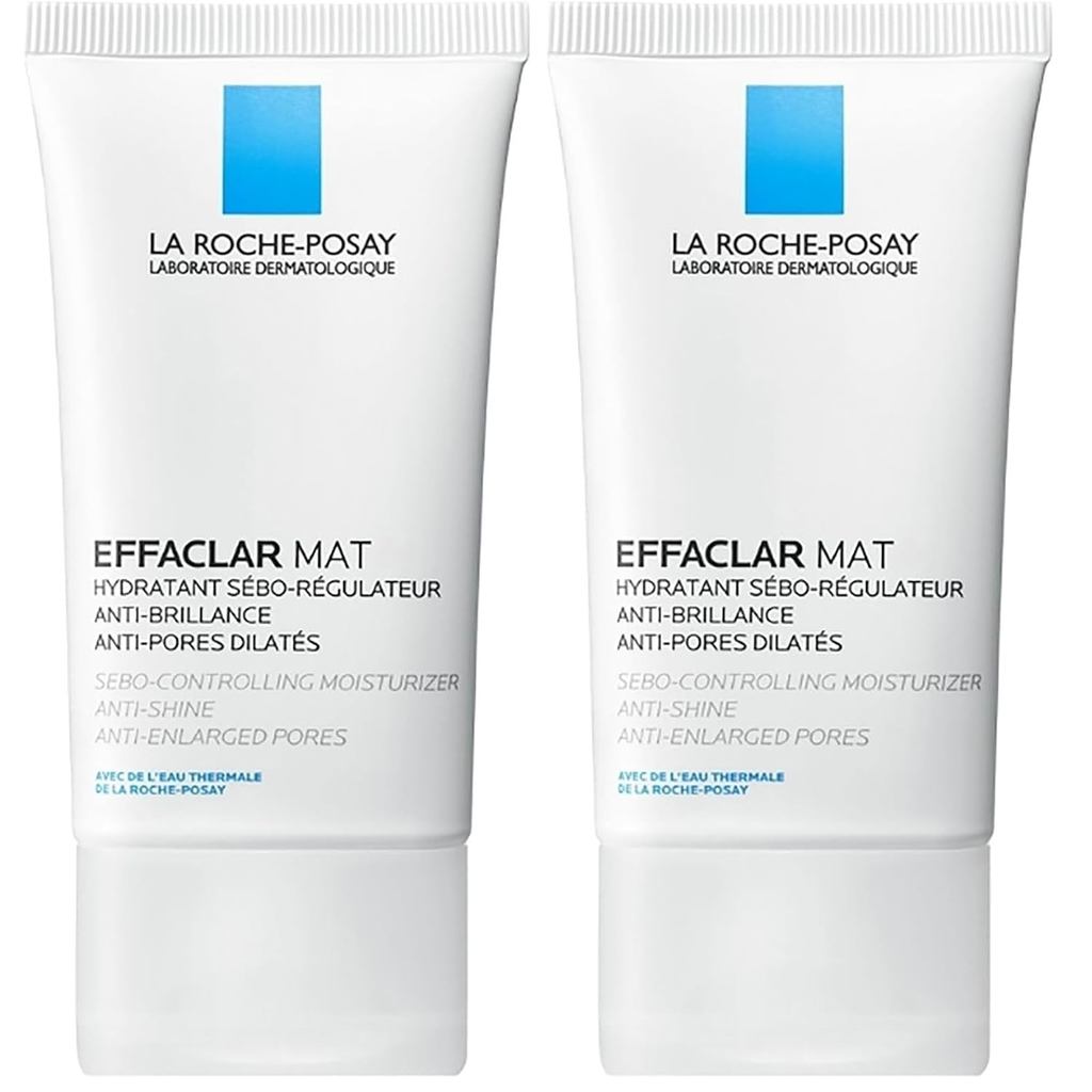 La Roche-Posay Effaclar Mat Oil-Free Mattifying Moisturizer,(แพ็ค 2 ชิ้น)