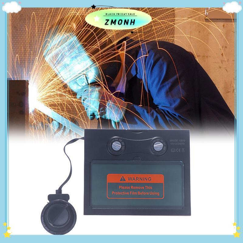 ดีเชื่อมหมวกกันน็อคเลนส์เลนส์เชื่อม Auto Darkening TX500C 110*90 มม.แผงพลังงานแสงอาทิตย์เชื่อมหมวกกั