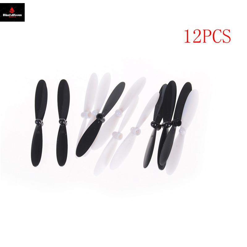 12 ชิ้น 55 มม. ใบพัดยาวสําหรับ HUBSAN X4 H107 H107C H107D Quadcopter