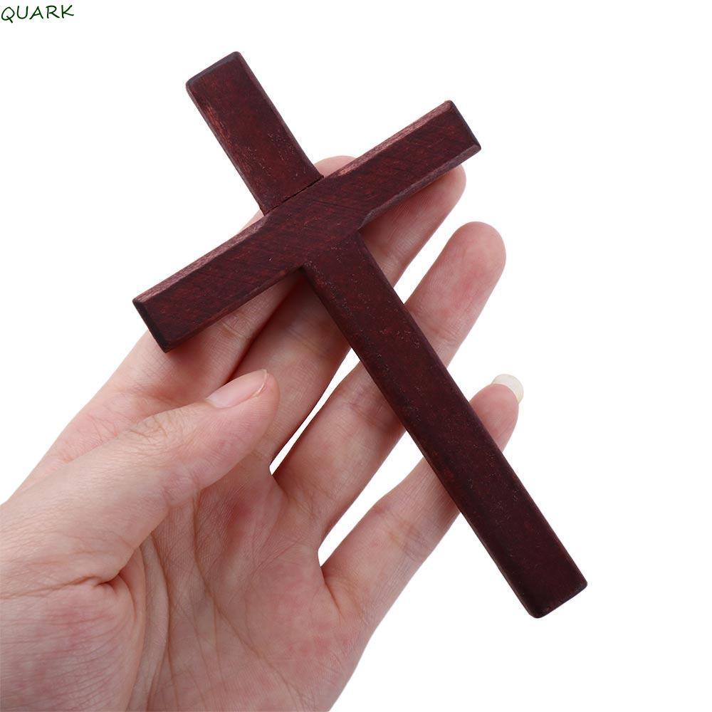 QUARK Cross ศาสนา Charm ของขวัญขนาดใหญ่ยาวสวดมนต์ 12*7 ซม.เครื่องประดับพระเยซู