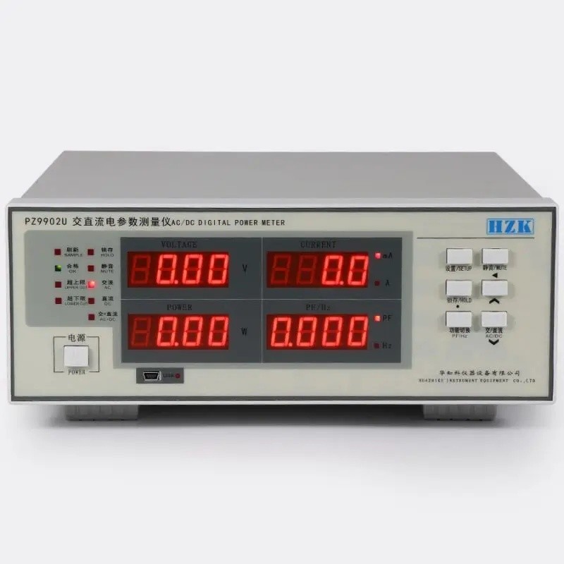 0NKD HZK PZ9902U Series Parameter วัดสีขาว-สีเทา PC วัสดุ 0.01 W-9999 W ช่วงพลังงานกวางตุ้งจีน