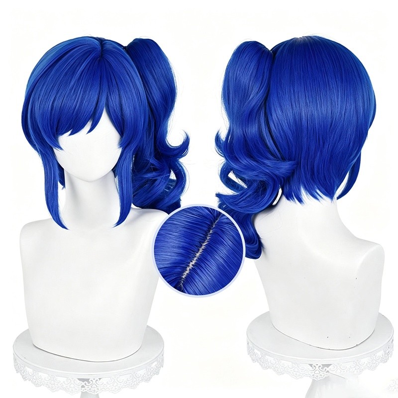 Aikatsu! Kiriya Aoi Cosplay Wig Side Part Simulated Scalp Top Claw Clip Ponytail