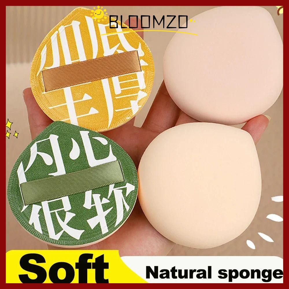 จัดส่งจากประเทศไทยBLOOMZO พัฟฟองน้ําแต่งหน้าเกาหลี, พัฟคุชชั่นแต่งหน้าแบบหยดน้ําแบบใช้ซ้ําได้, ฟองน้ํารองพื้นแบบนุ่มซักได้สามเหลี่ยมสําหรับครีมเหลวและแป้ง