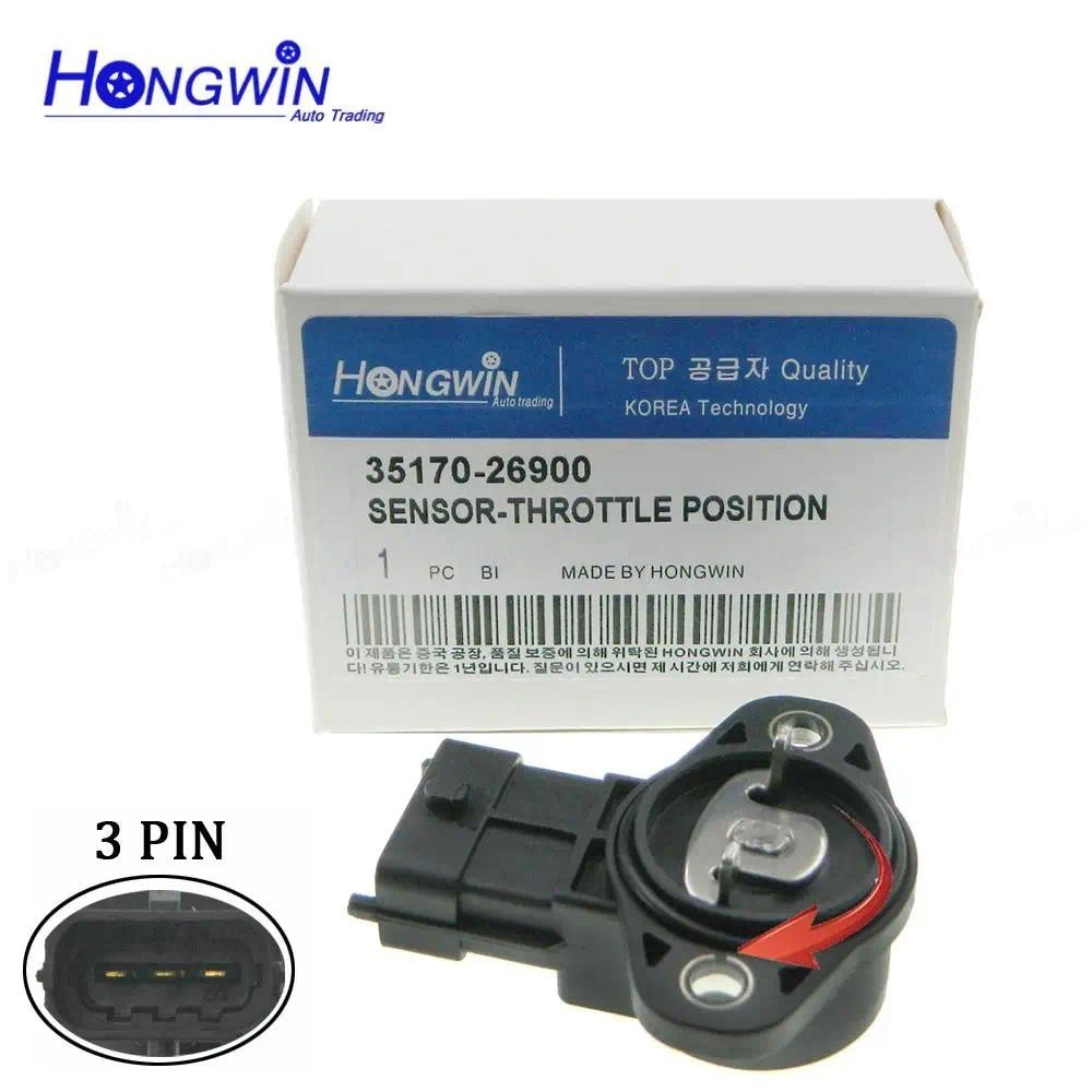 ของแท้ No.:35170 26900 ปลั๊กเซ็นเซอร์ตําแหน่งคันเร่งเหมาะกับ Hyundai Accent Kia Rio 06-11 TH432 , 35
