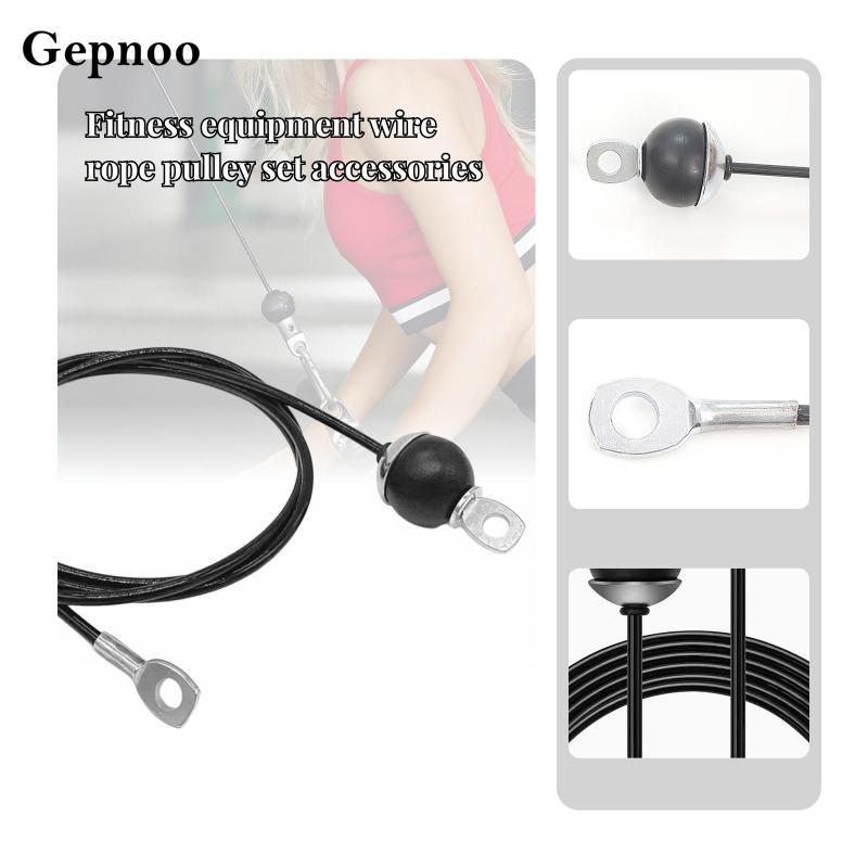 Gepnoo Fitness Pulley Cable หนา 0.24 นิ้วอุปกรณ์ทดแทนพรีเมี่ยมที่ใช้งานได้จริง