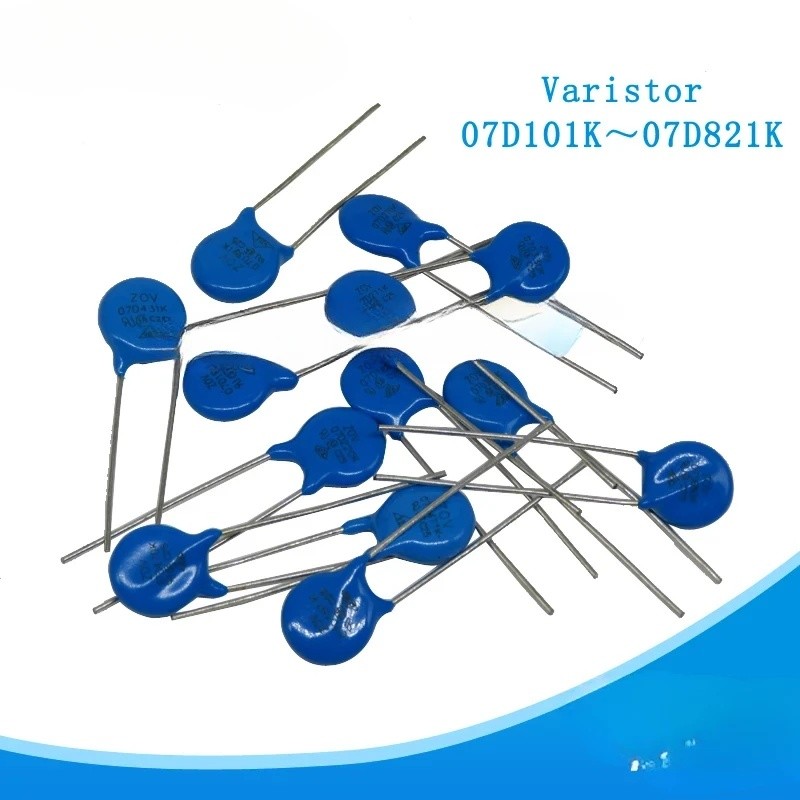 100PCS Piezoresistor Vartor Series 7D 10D 14D 7D151K 7D271K 10D270K 10D101K 14D471K 14D521K 7D431K 1