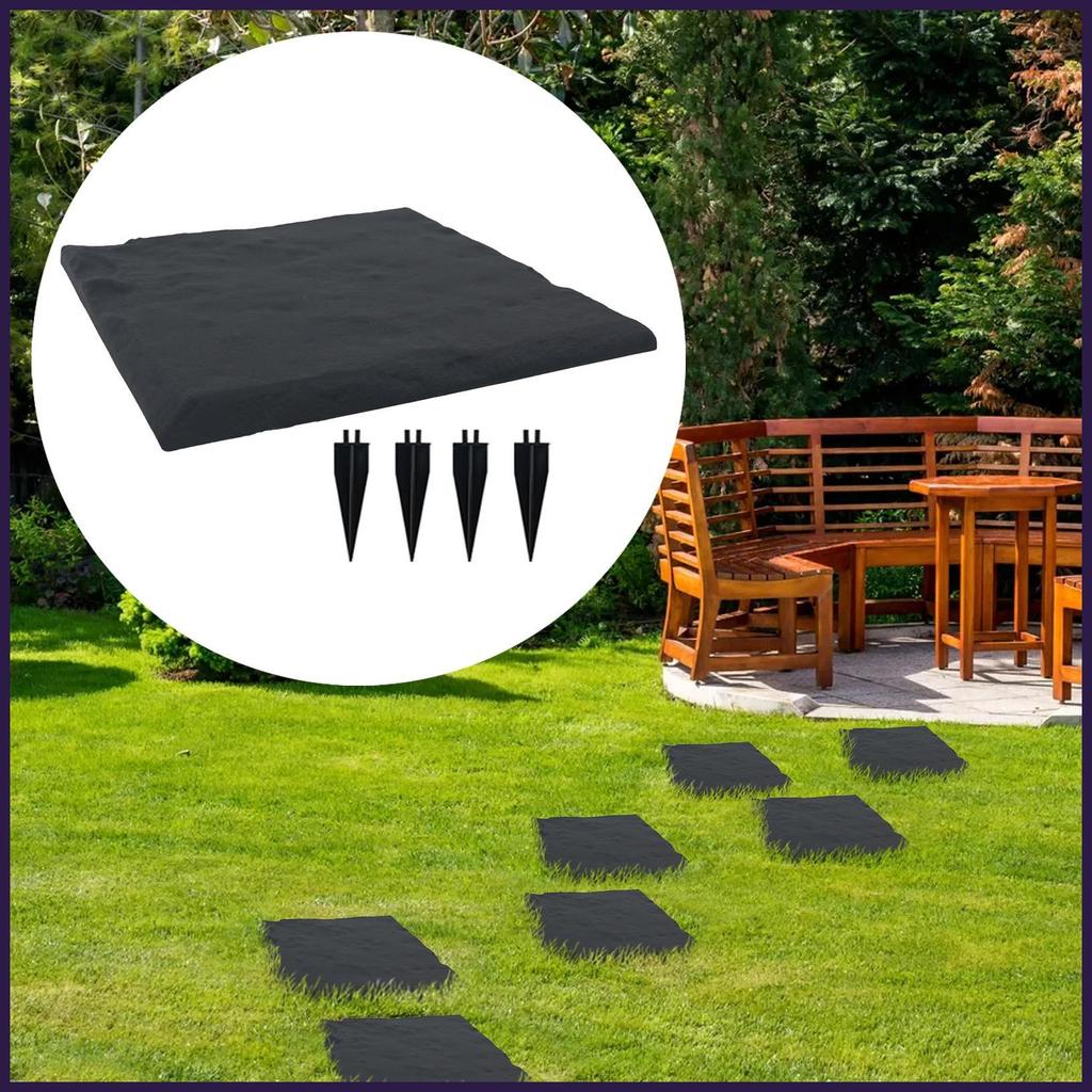 หินก้าวตกแต่ง Ground ตกแต่ง Pavers Ground Stepping Stones สําหรับสนามเด็กเล่นสวนกลางแจ้ง shain1th